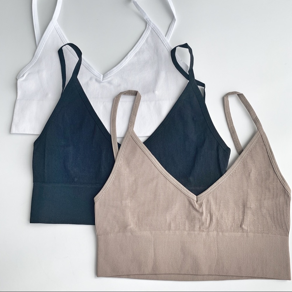 VERY SEXY LOW BACK BRALETTE - MOCHA - Picture 5 of 6